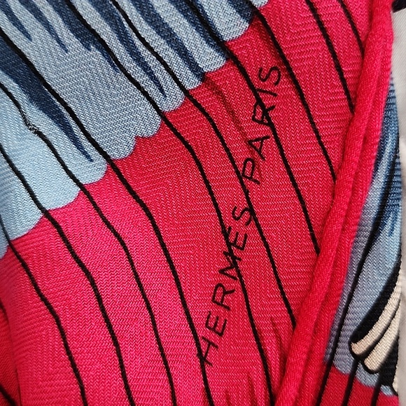 Hermès Cheval Punk Scarf/Losange Cashmere & Silk - Picture 9 of 14